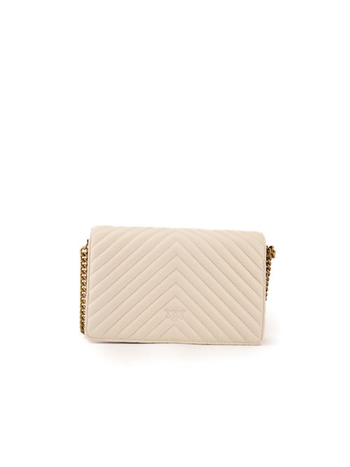 Borsa Classic Love Click Chevron white PINKO | 100063 A0GKZ14Q